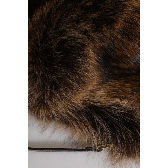 Dolce & Gabbana Brown Fur Women Bucket Women's Hat